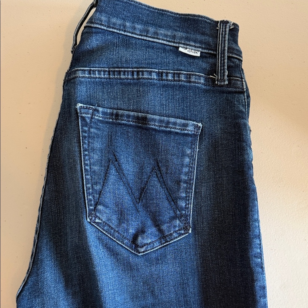 MOTHER High Rise Tripper Button fly Jeans